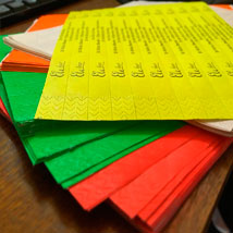 Pulseras Tyvek de colores impresas para eventos